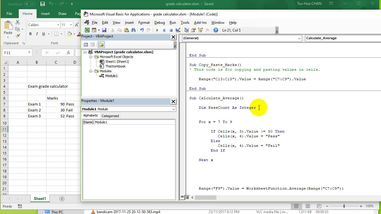 VBA Excel 2016 Lesson 10 - Variables, join concatenate Strings