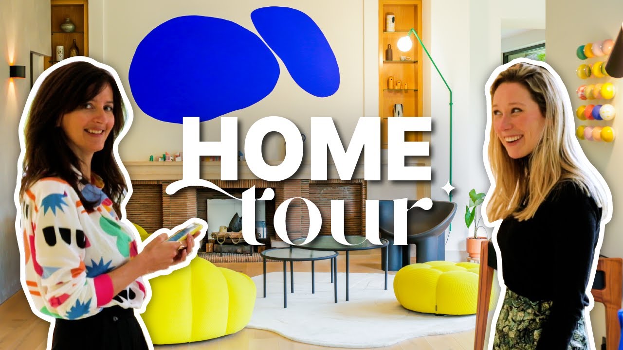 Home Tour : La maison moderniste aux couleurs bold de Fanchon ✨
