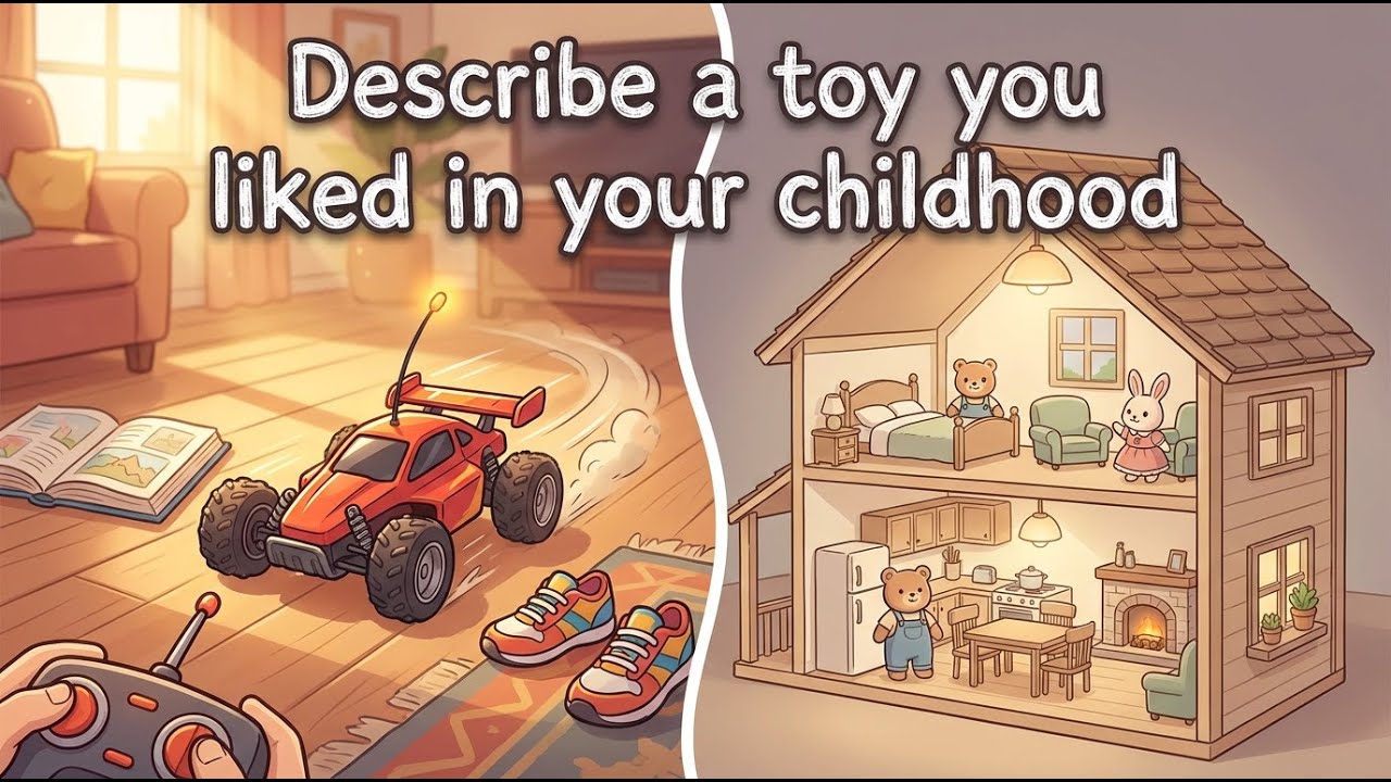 IELTS Speaking Part 2 –  Describe a toy you liked in your childhood