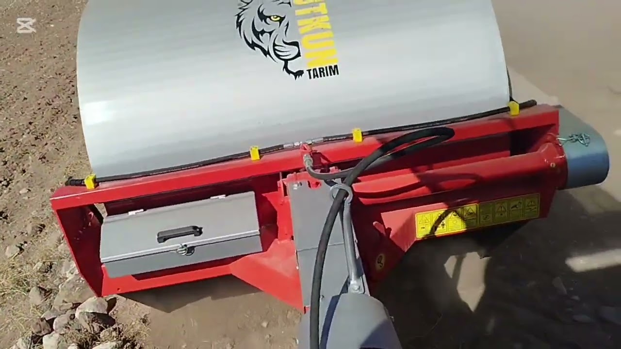 Taş toplama makinesi Kullanma videosu 👨‍🌾 