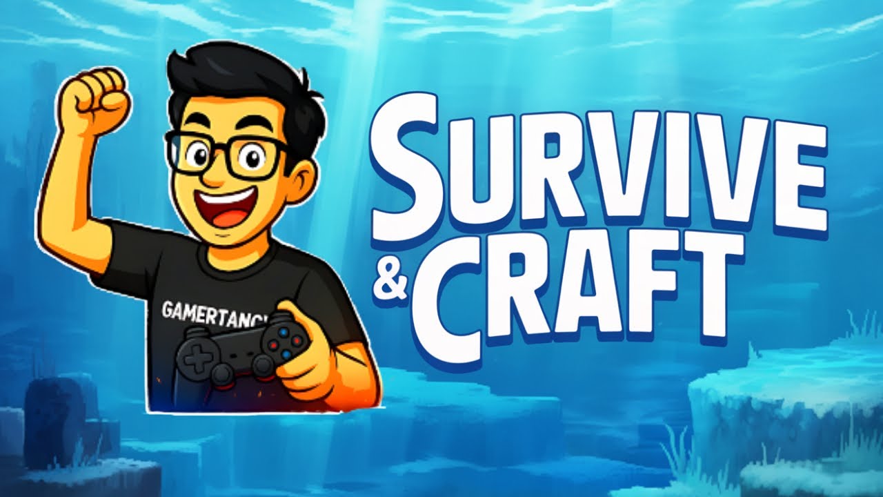 Playing Survive and Craft Multiplayer Game | Team Survival on Raft and Ocean Danger 🛠️🦈