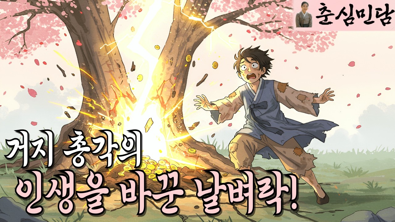 벼락 맞고 대박 부자가 된 거지총각 / 민담 / 설화 / 옛날이야기