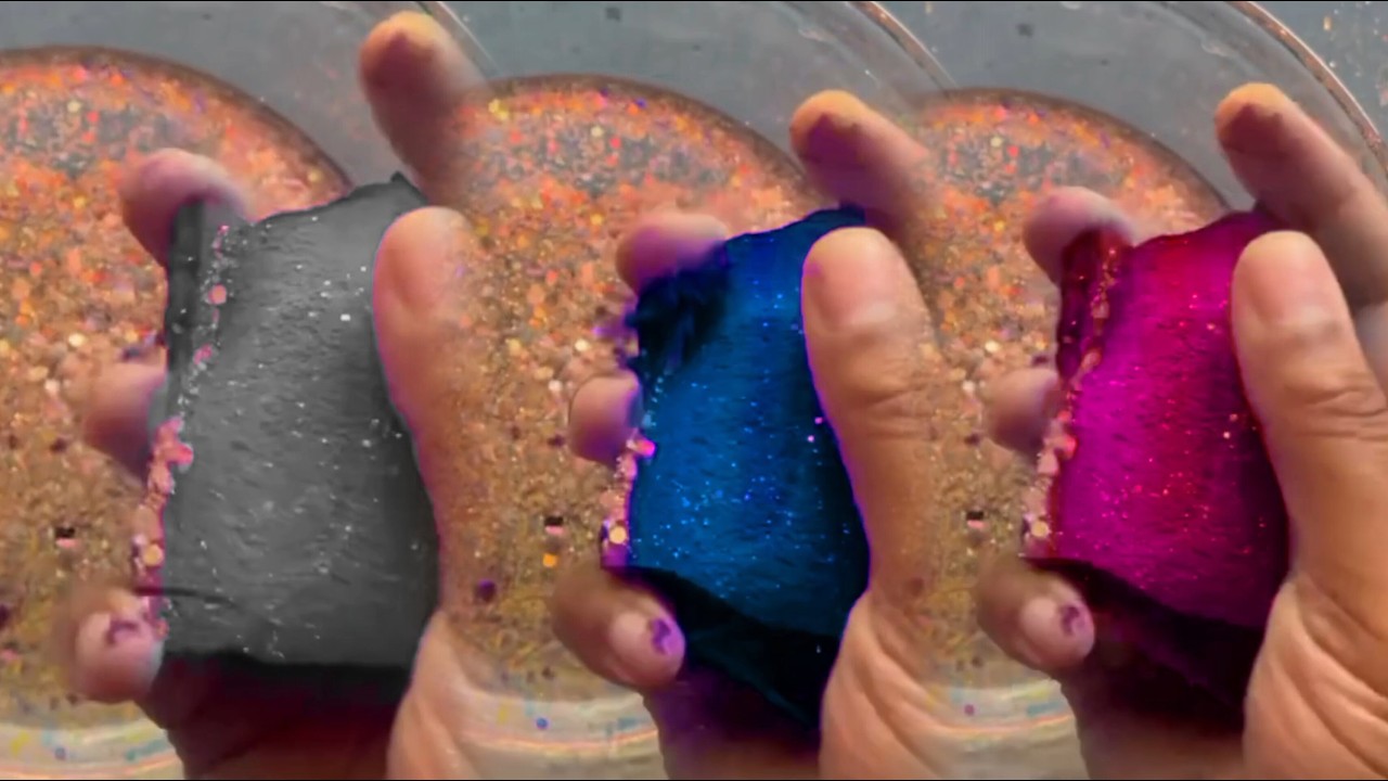 Dyed gym Chalk in water Crumble