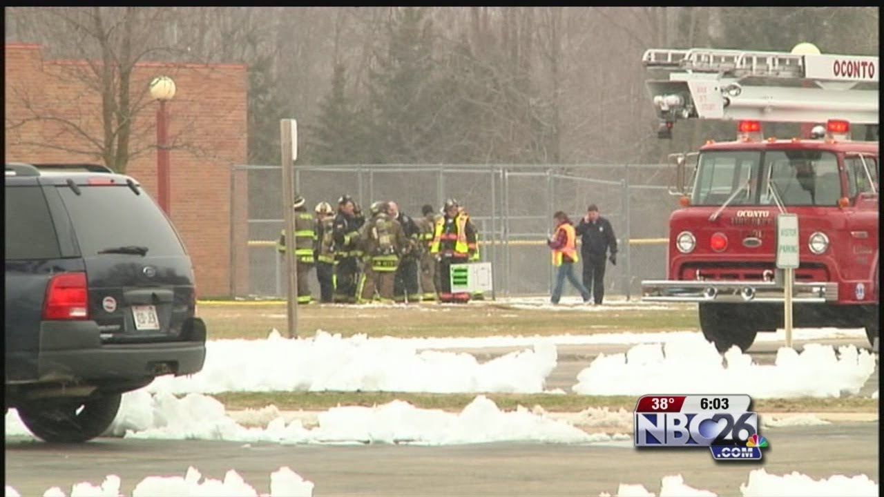 Fire at Oconto HS forces hundreds to evacuate