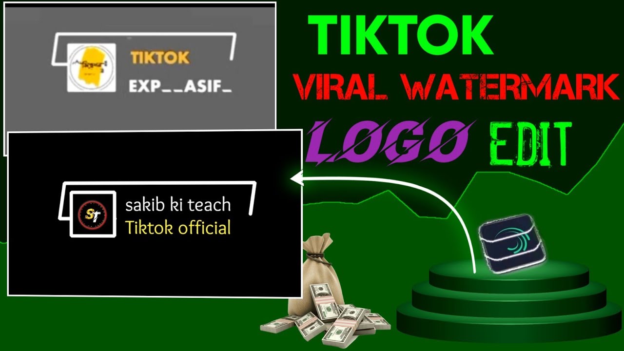 Viral animition watermark logo editing tutorial || #tranding #animation #watermark
