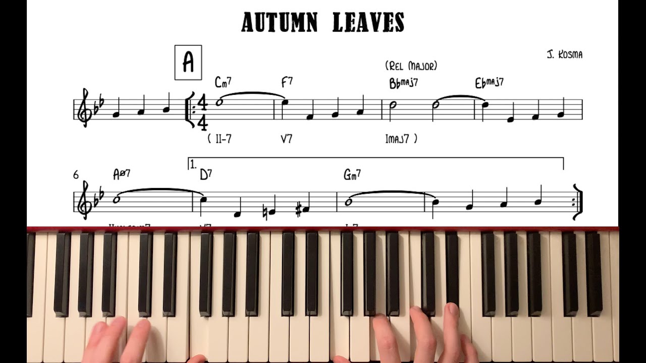 Autumn Leaves (J.Kosma) Tutorial & Analysis | The Jazz Pursuit