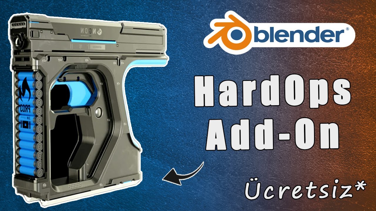 Blender İçin Ücretsiz HardSurface Add-on: Hard Ops