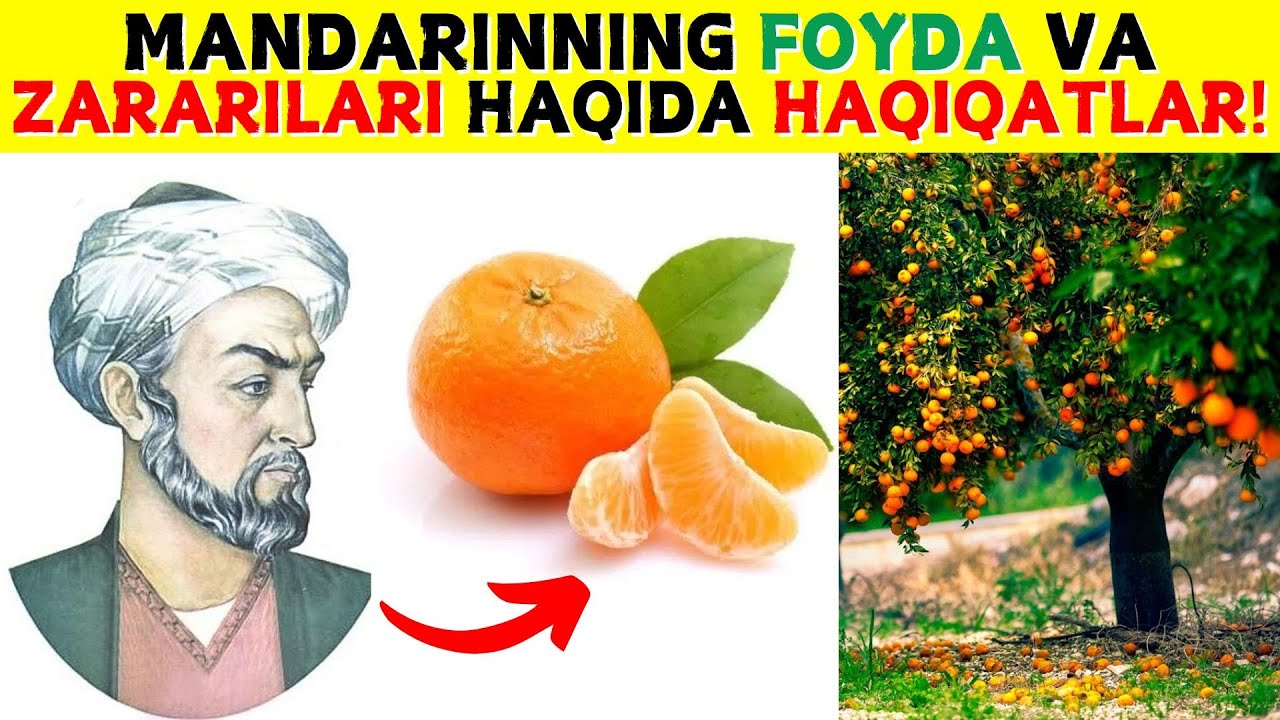 MANDARIN MEVASINING FOYDA VA ZARARLARI HAQIDA SIZ BILMAGAN HAQIQATLAR!