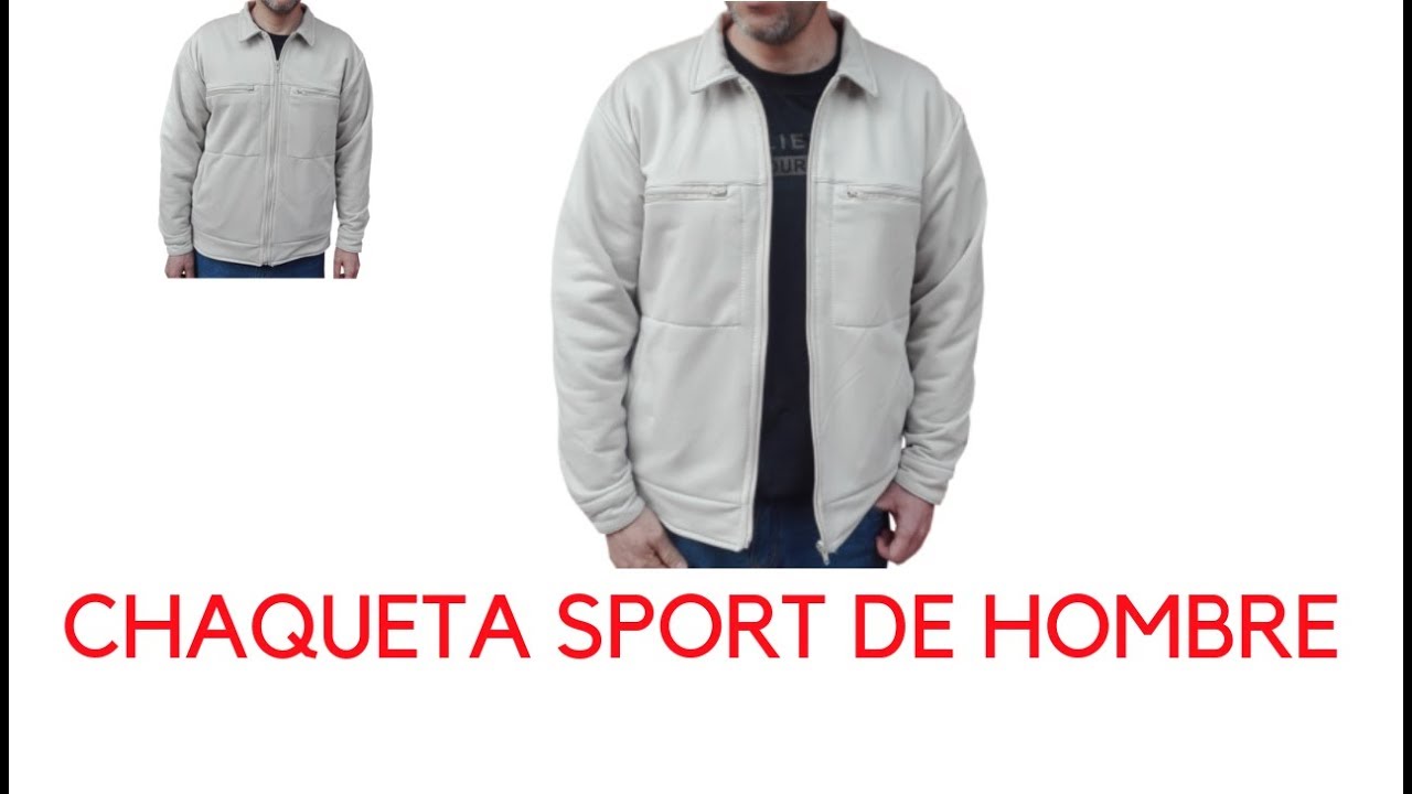 CHAQUETA CUELLO SPORT FORRADA DE HOMBRE/Cómo hacer/Paso a paso