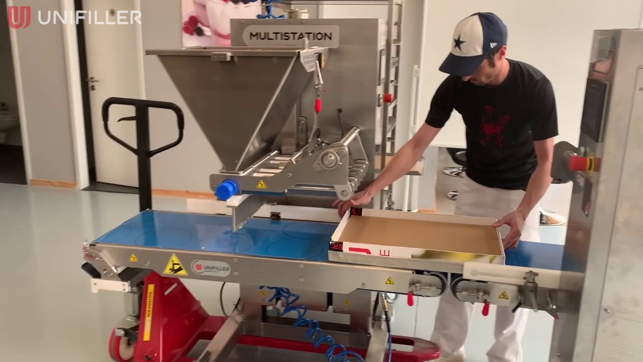 Unifiller efficient Layer Cakes Production - Effiziente Herstellung / Produktion von Schnitten