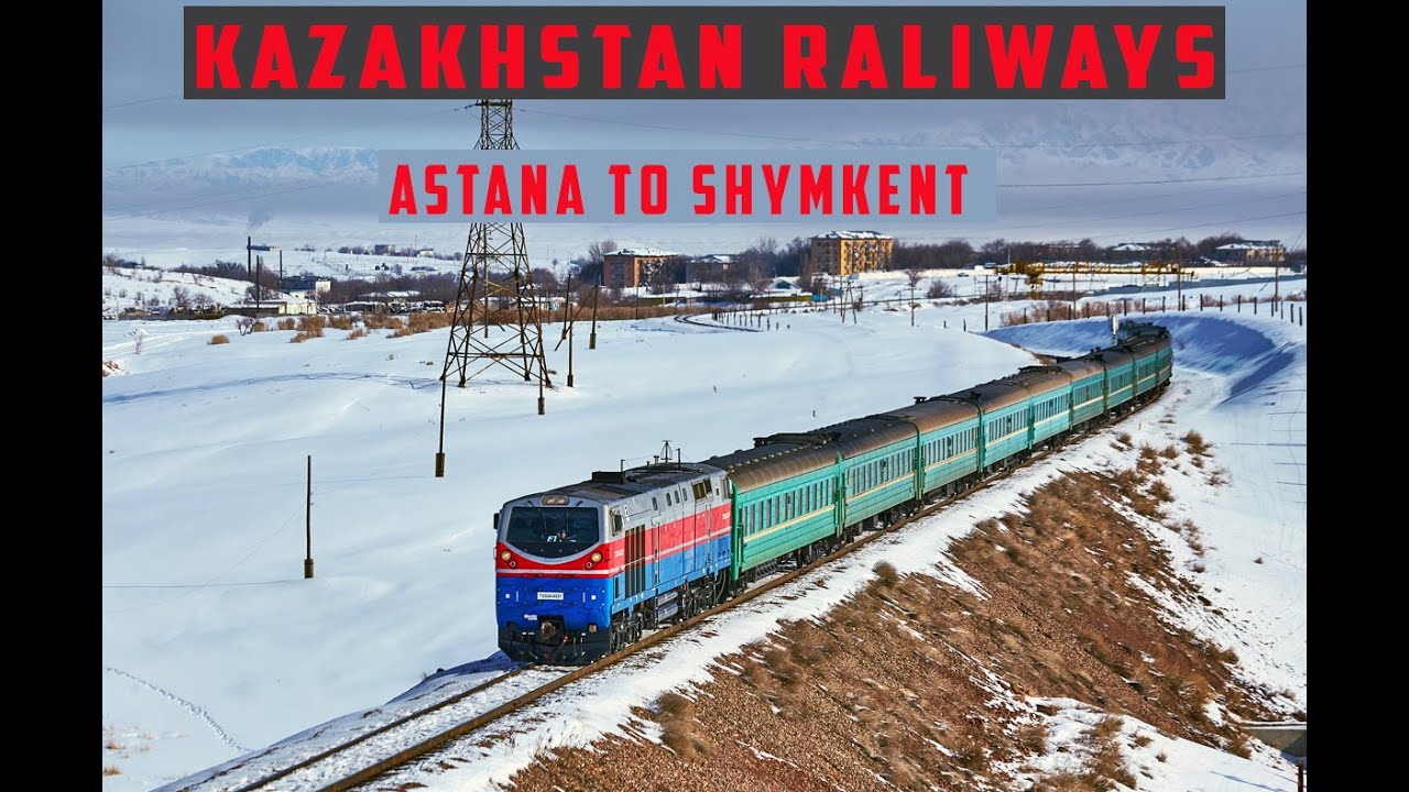 26 HOURS on a TRAIN across Kazakhstan 🇰🇿|Astana to Shymkent