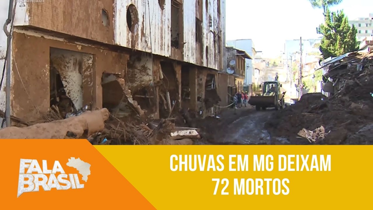 Chuvas em MG deixam 72 mortos e mobilizam resgate e reconstrução em Juiz de Fora e Ubá