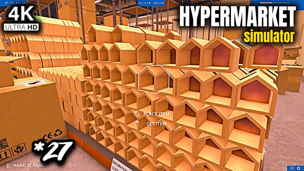 New Woods Timber Furnitures My Freezing Hypermarket Simulator! #27 +Reshade