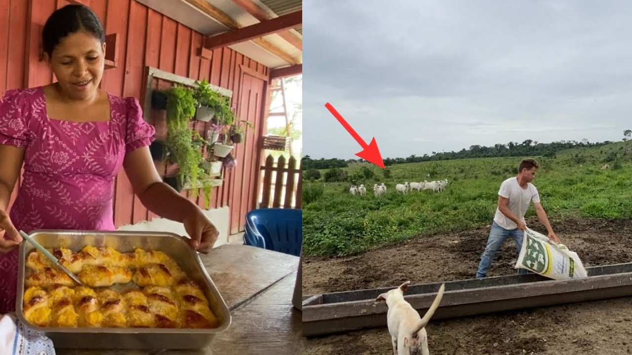 COLOCANDO RAÇÃO PRO GADO. OLHANDO O GADO. PESCAMOS EM 4 REPRESAS E VOLTAMOS DE MÃOS VAZIAS 😢