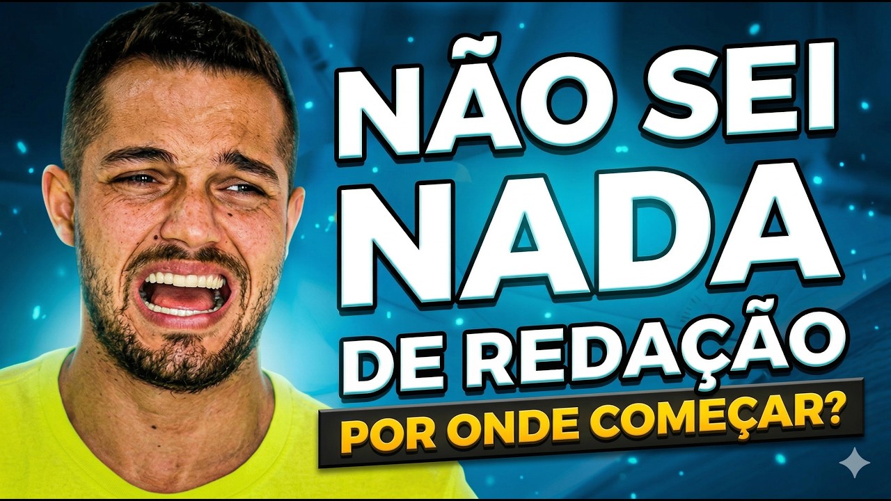 Não sei nada de REDAÇÃO! Por onde começar do jeito certo? | PROFINHO