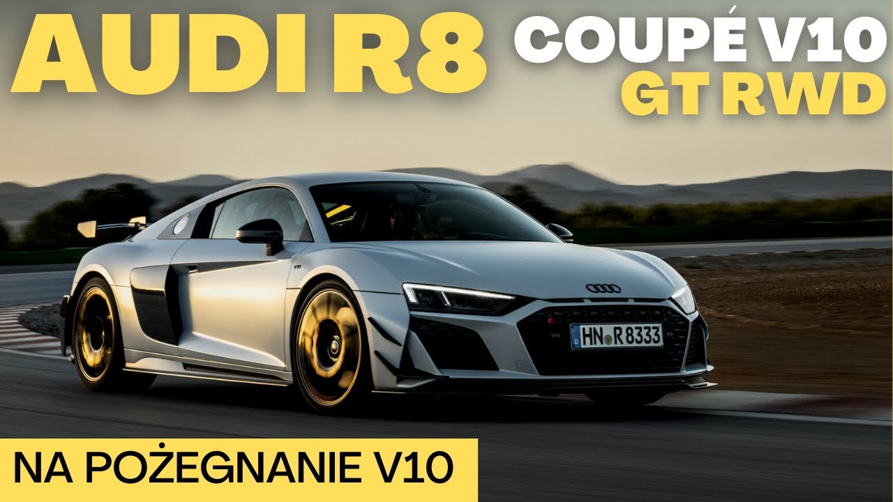 Audi R8 Coup&eacute; V10 GT RWD - Powstaną tylko 333 sztuki