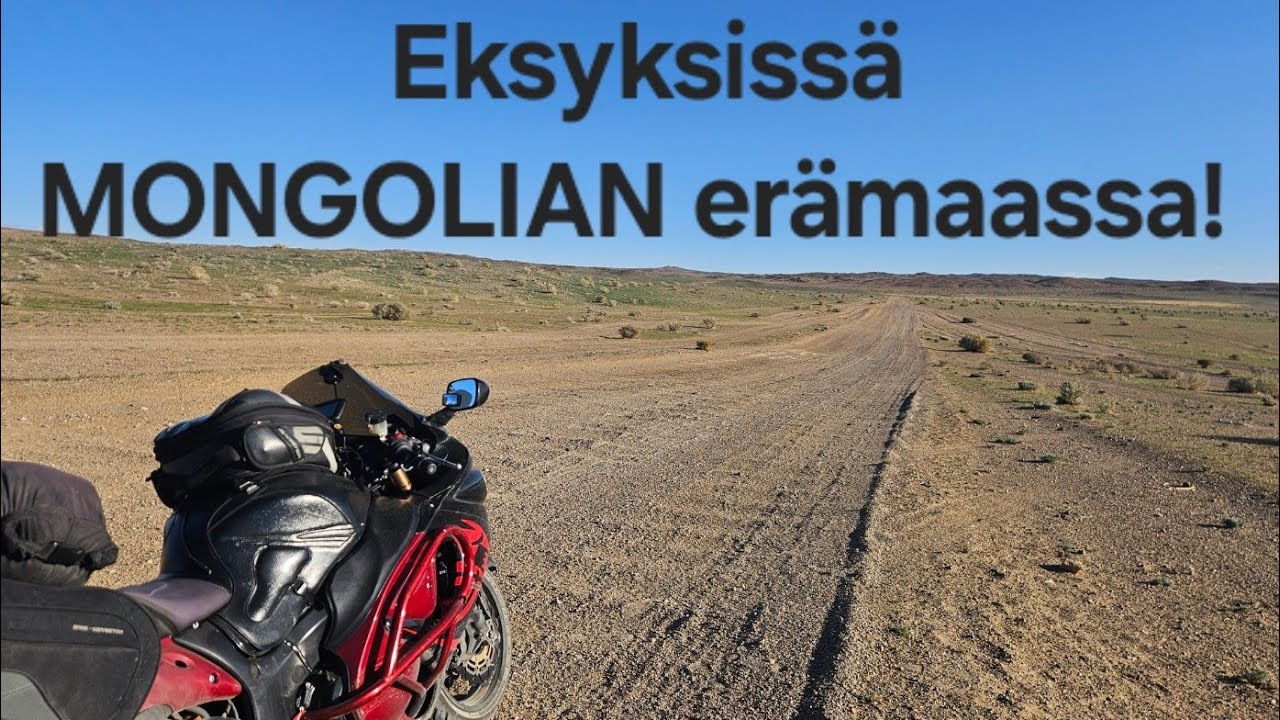Jakso 24. 8 tuntia erämaateitä, piti olla helppo päivä. Hayabusa trip to Mongolia 2025