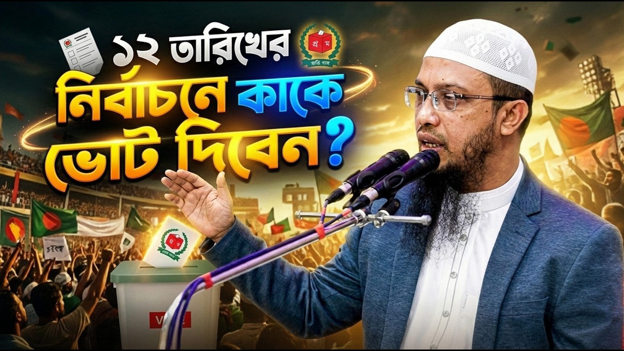 12 তারিখের নির্বাচনে কাকে ভোট দিবেন 🤔 😱লাইভ 🔴