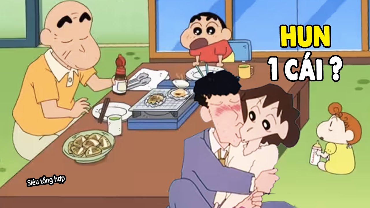Siêu Tổng Hợp Shin - Thử Thách Cấm Cười Khi Ăn | Shin Tập Mới Để Ăn Cơm | Shin Cậu Bé Bút Chì