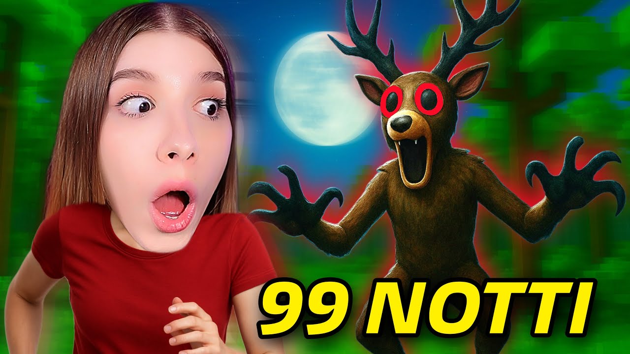 GIOCO 99 NOTTI nella FORESTA per LA PRIMA VOLTA!! ROBLOX ITA