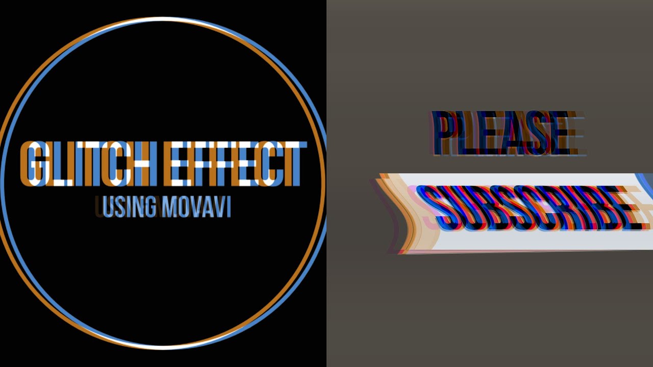 How to Make Glitch Text Effect in Movavi Video Editor(Easy) | How to make green screen using Movavi