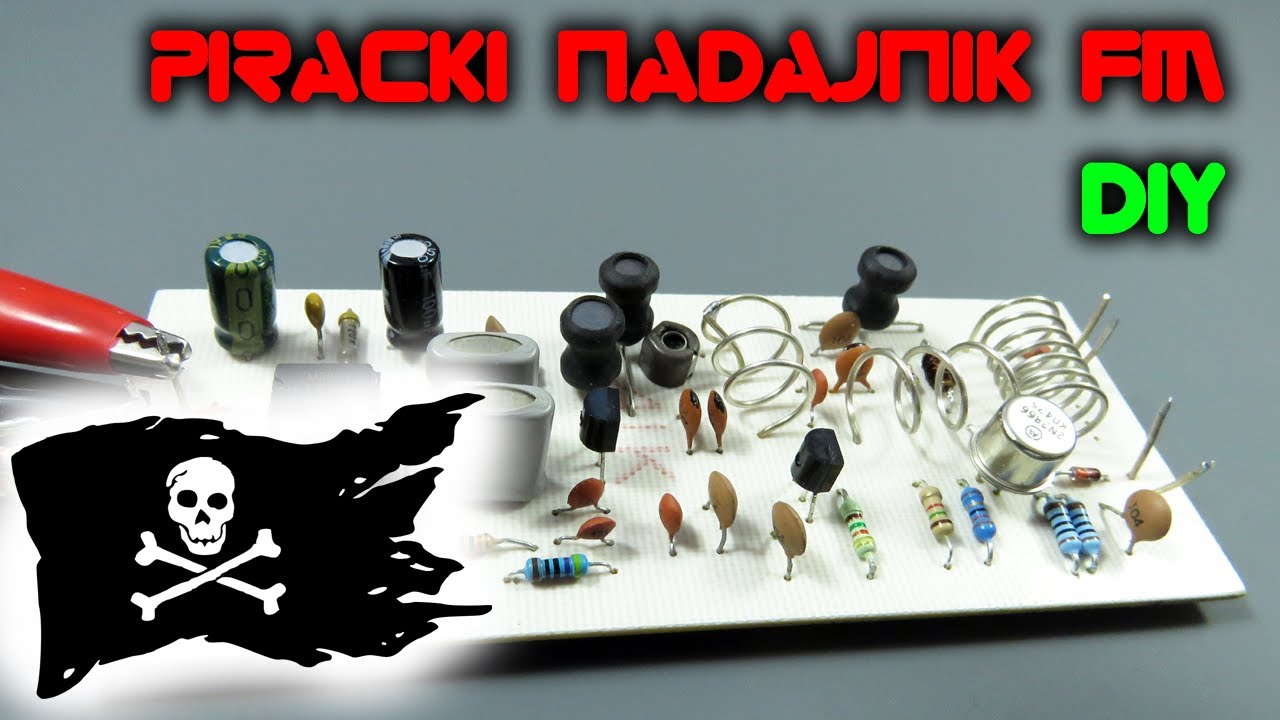 Piracki nadajnik FM stabilizowany kwarcem / Pirate broadcast radio with a crystal oscillator -LabFun