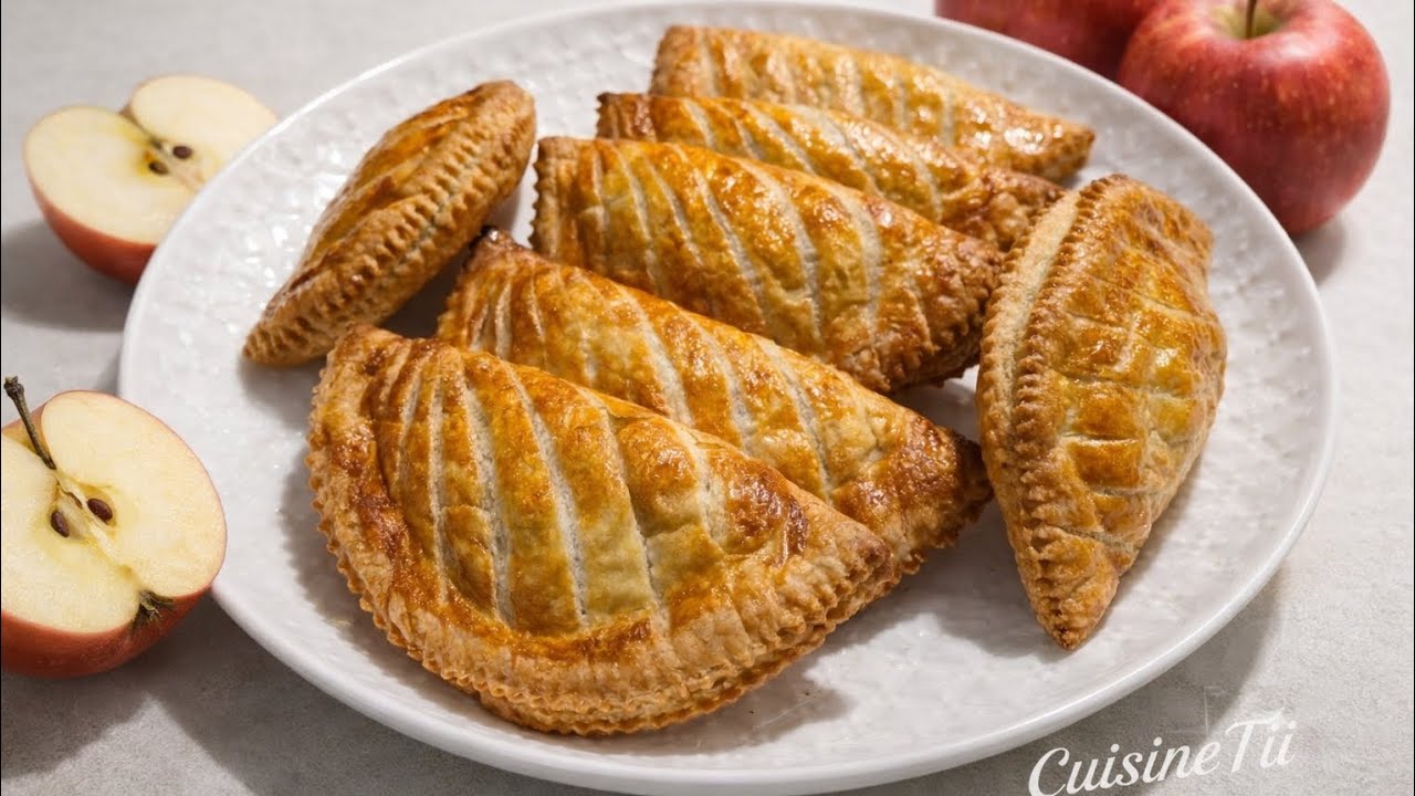 Chaussons aux pommes ultra croustillants & fondants