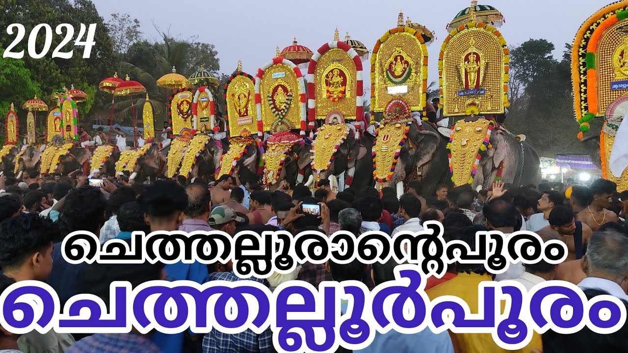 Chethallur Panamkurussi Kavu Pooram 2024 || ചെത്തല്ലൂർ പൂരം 2024