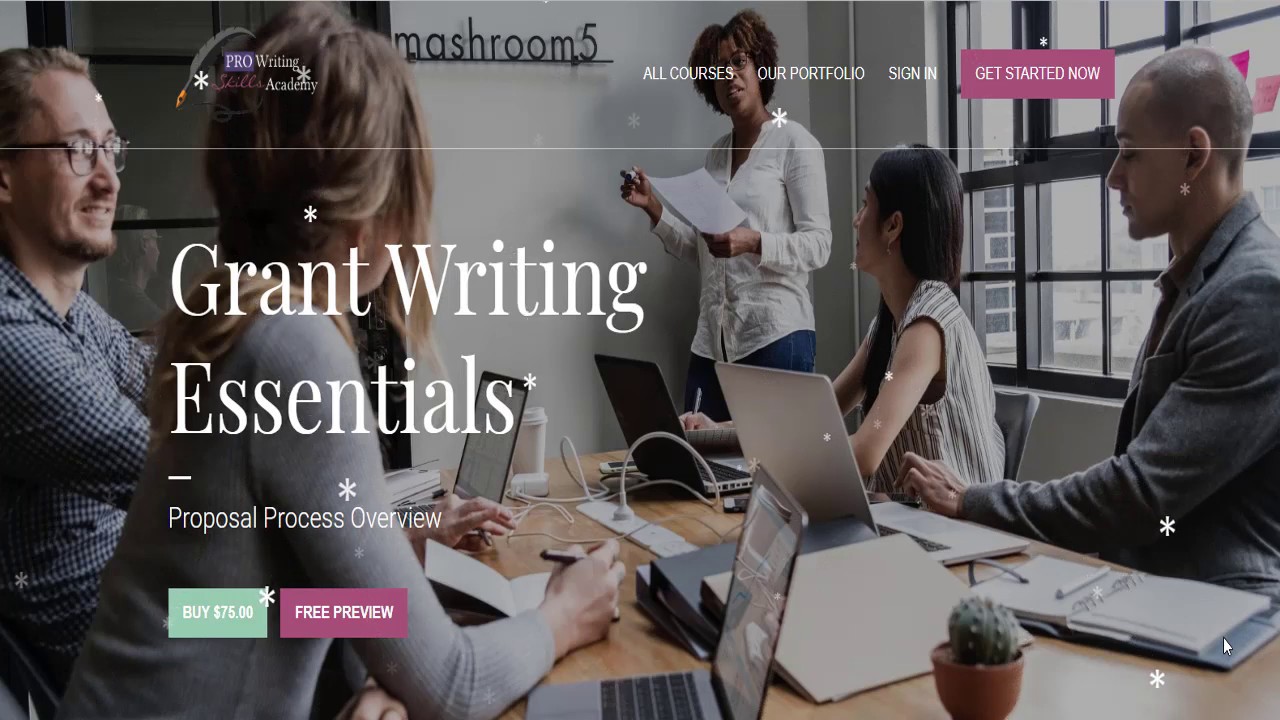 Grant Writing Essentials Online Course