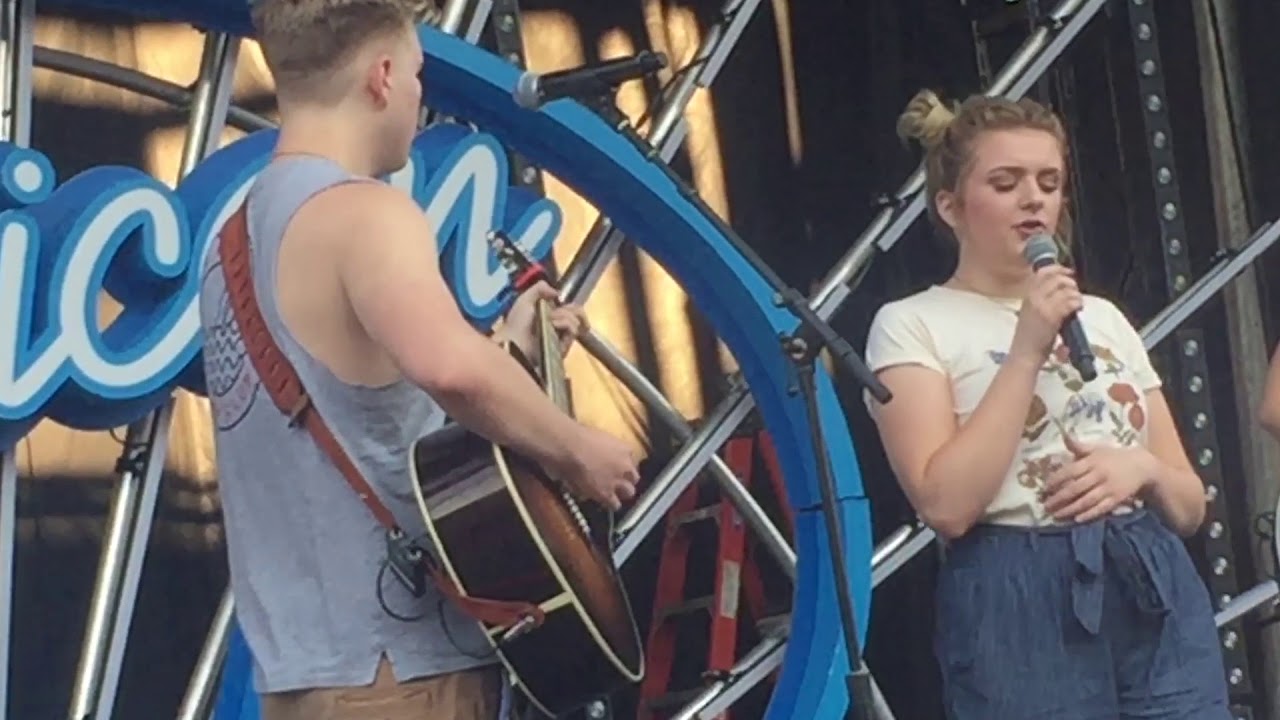 American Idol Season 16 - VIP Caleb & Maddie - When You Say Nothing At All | Monroe, WA 8.28.18