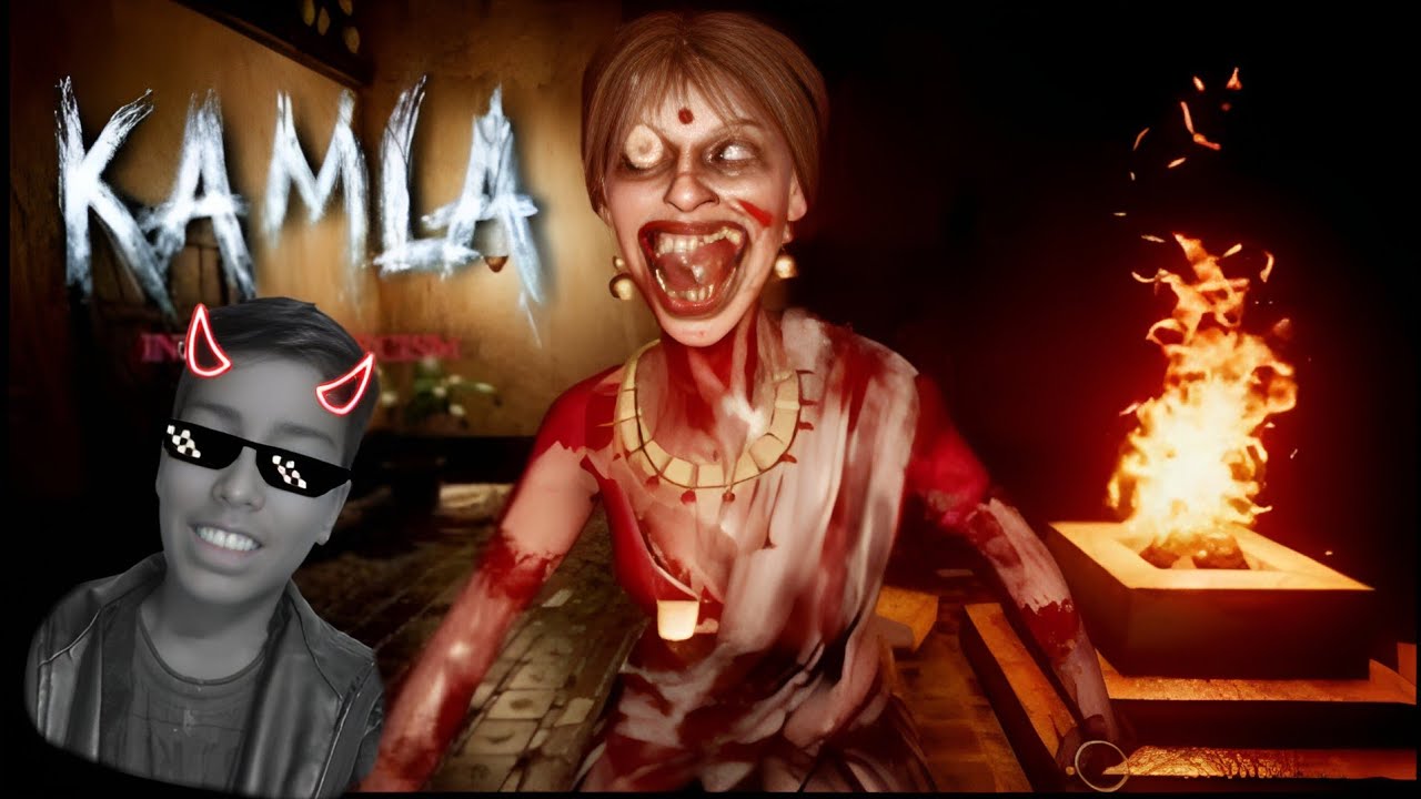 Kamla The Indian Horror Game Hard Mod No Death Challenge 😎🤟😎😎Playing Hk Dost Scary New Kamla Game//