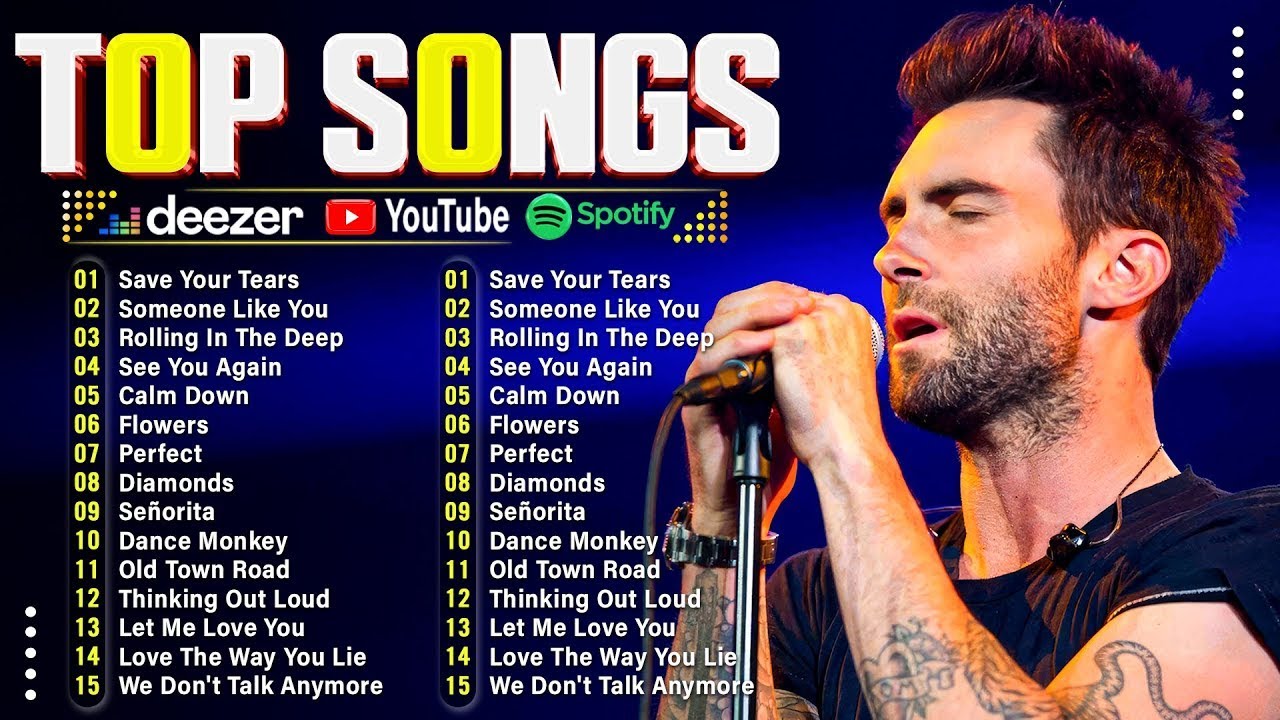 Dua Lipa, Bruno Mars, Adele, Ed Sheeran, Maroon 5, Rihanna, The Weeknd 💎 Billboard Top 50 This Week