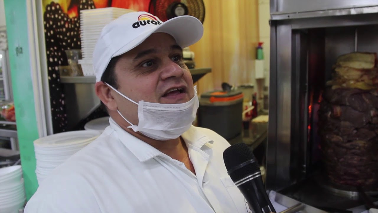 Churrasco Grego no Shopping Popular