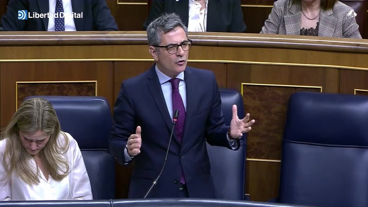 F&eacute;lix Bola&ntilde;os ataca a Vox en el Congreso: 