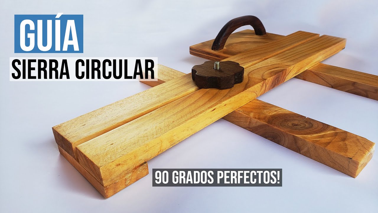 PRÁCTICA GUÍA para SIERRA CIRCULAR // CORTES en 90 grados PERFECTOS!