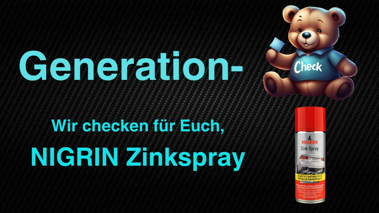 Check, NIGRIN Zinkspray - für Ausbesserungsarbeiten