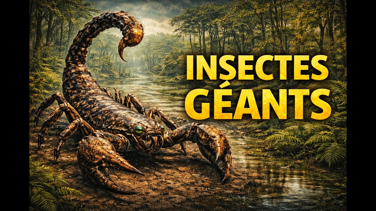 Insectes géants : l’âge d’or du Carbonifère