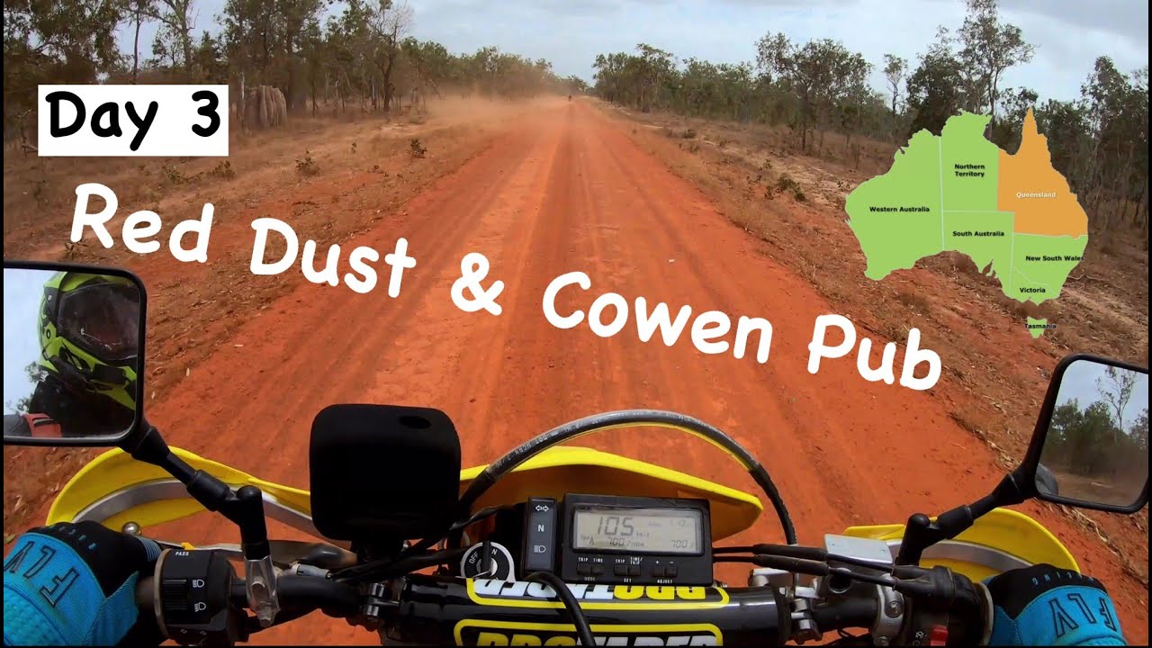 Cairns to Cape York Australia | Red Dust & Cowen Pub| Motorcycle Ride | 2021