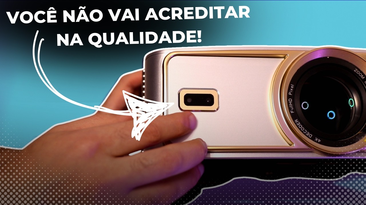 🔥 Vale a pena? Testei o Projetor VOXFLIX M25 e esse foi o resultado! Projetor Full HD 1080p Nativo