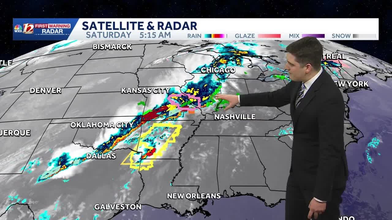 Warm & breezy weekend in North Carolina, isolated strong storms possible