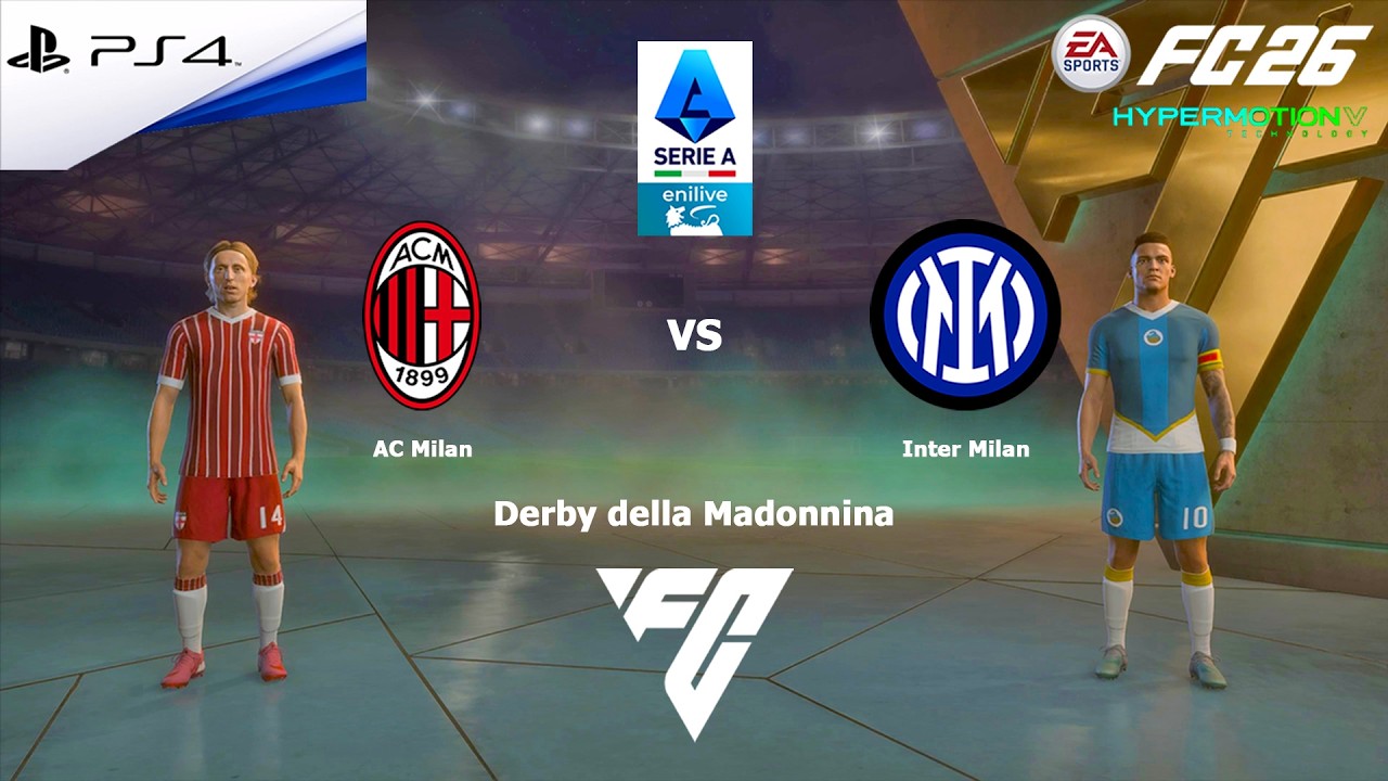 FC 26 PS4 - AC Milan vs Inter Milan | Serie A matches
