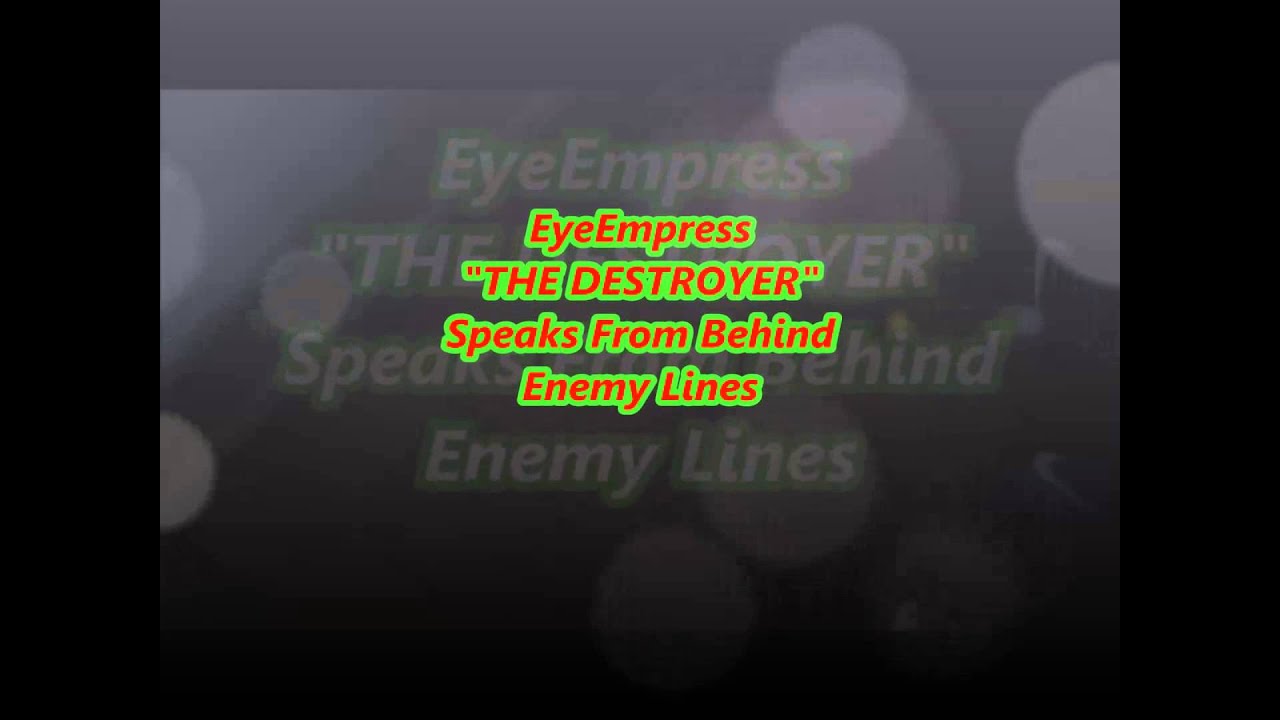 The EyeEmpress Sekhmet Speaks From Behind Enemy Lines