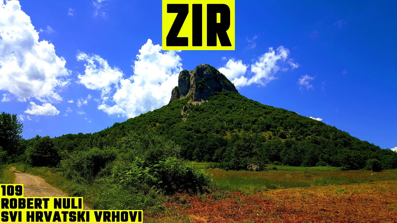 Zir, Lika, 850m - planinarenje [109. VRH iz serijala SVI HRVATSKI VRHOVI] 4K