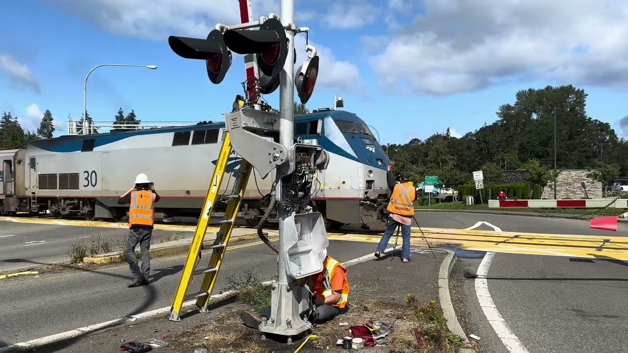 Amtrak 502 takes caution at DuPont, WA (ft. @PacificNorthwestMultimedia)