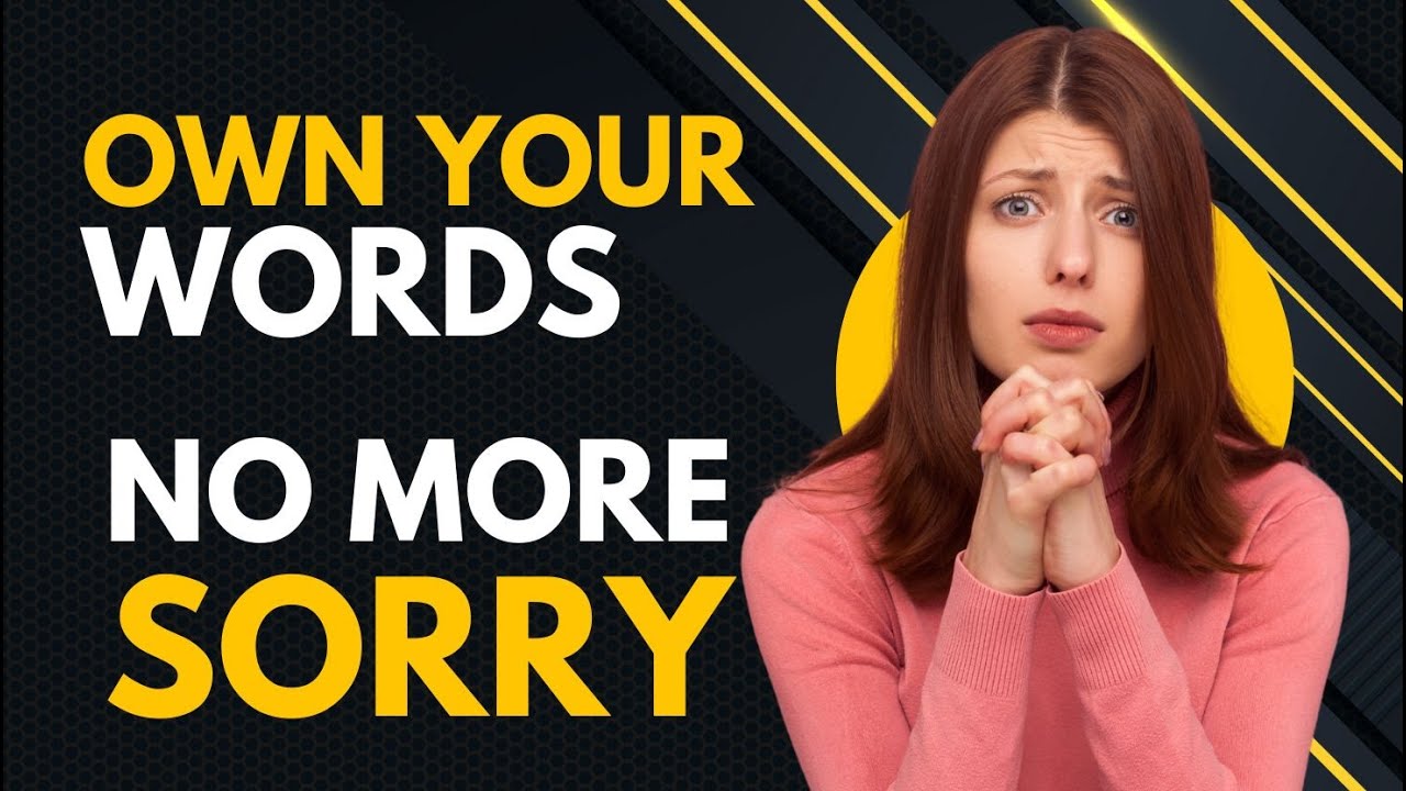 How to stop over apologizing