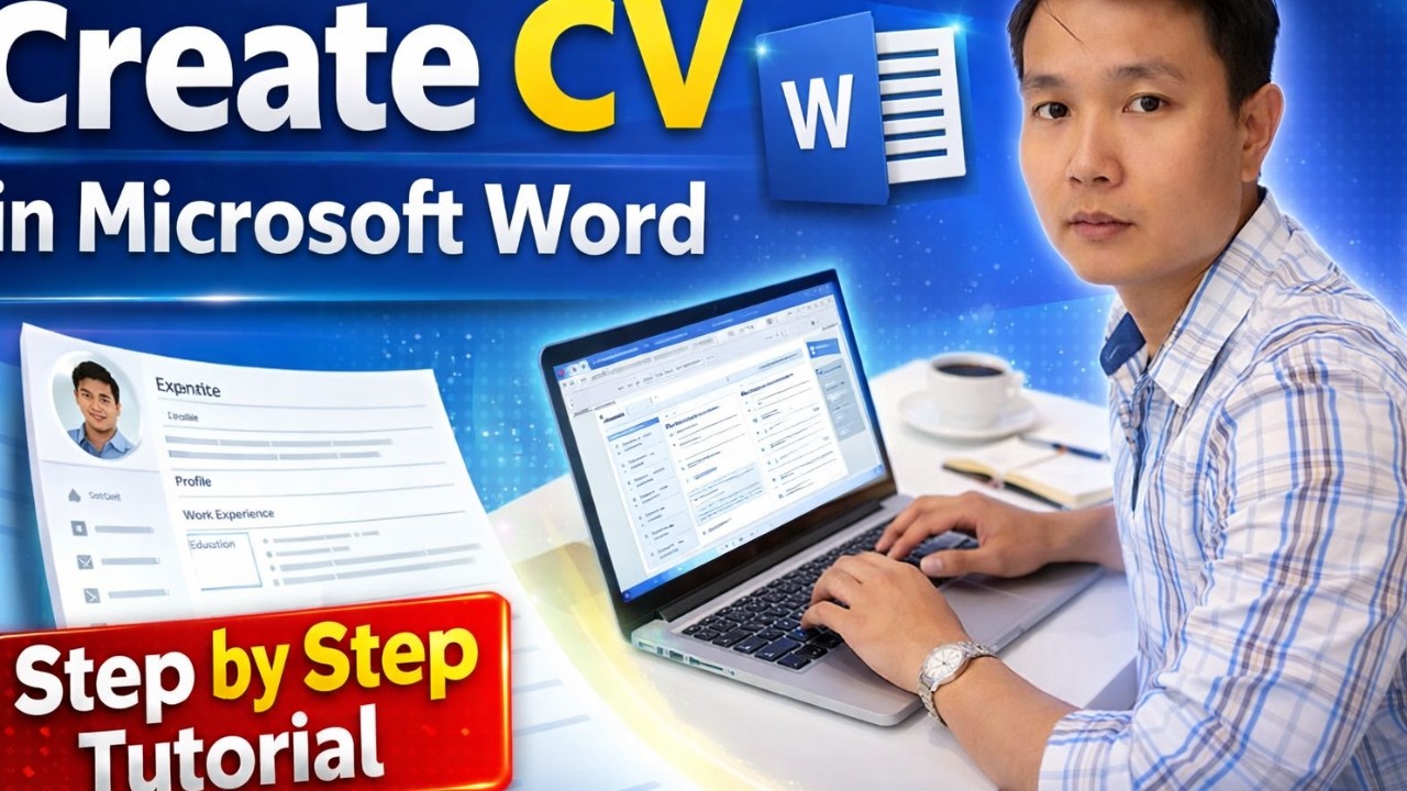 How to Create a Professional CV in Microsoft Word | Easy Step-by-Step Tutorial