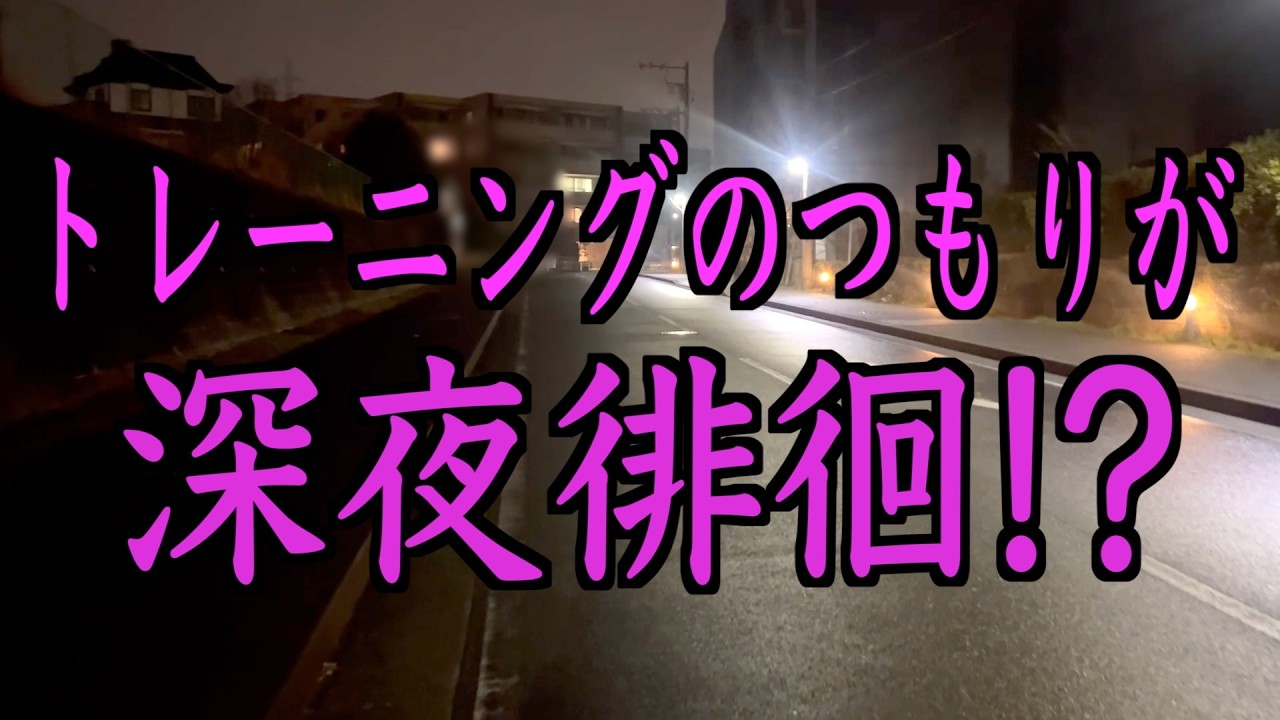 ついにトレーニング再開！衰え過ぎて、これでは深夜徘徊！？