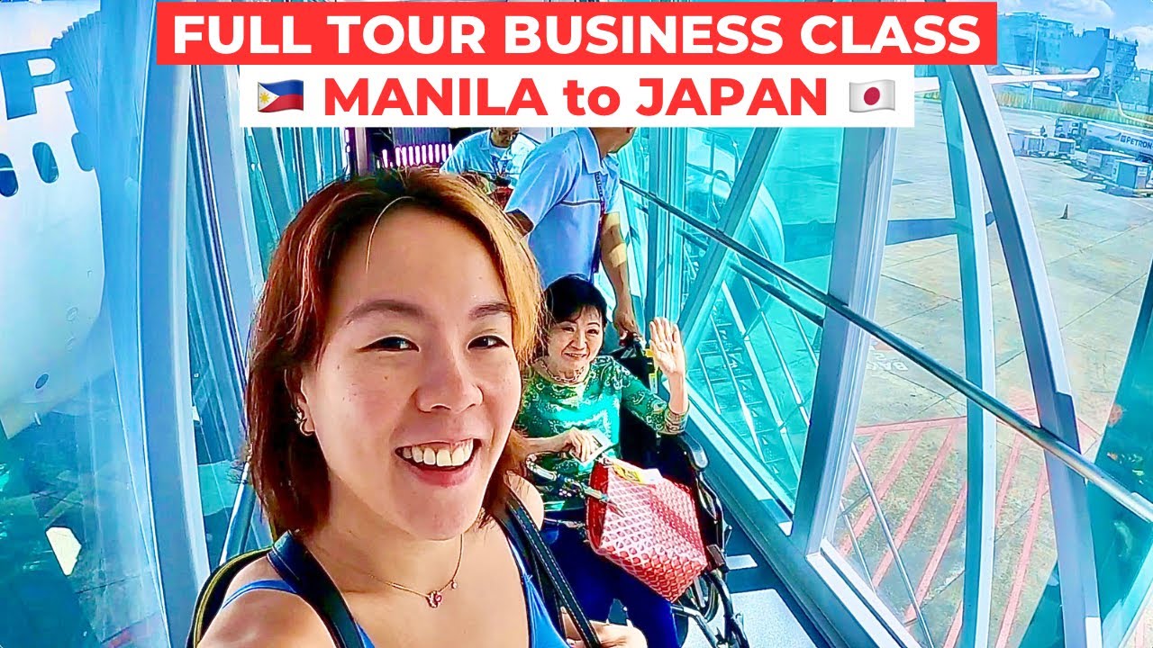 FULL EXPERIENCE‼️ Boarding Japan Airlines JAL Business Class Tour NAIA Manila to Narita Airport