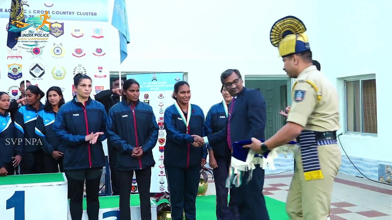 Day-2 73rd All India Police Aquatic & Cross Country Cluster 2025-2026