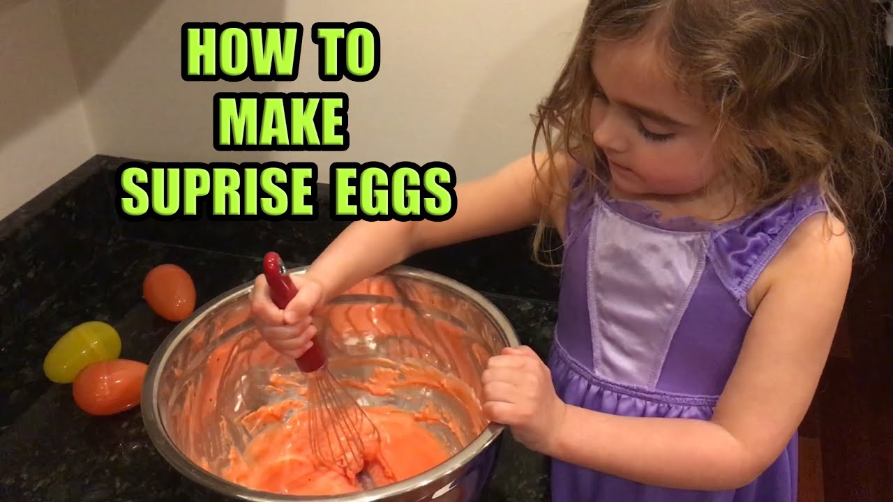 How to make Kinder Surprise Eggs with Surprise Inside